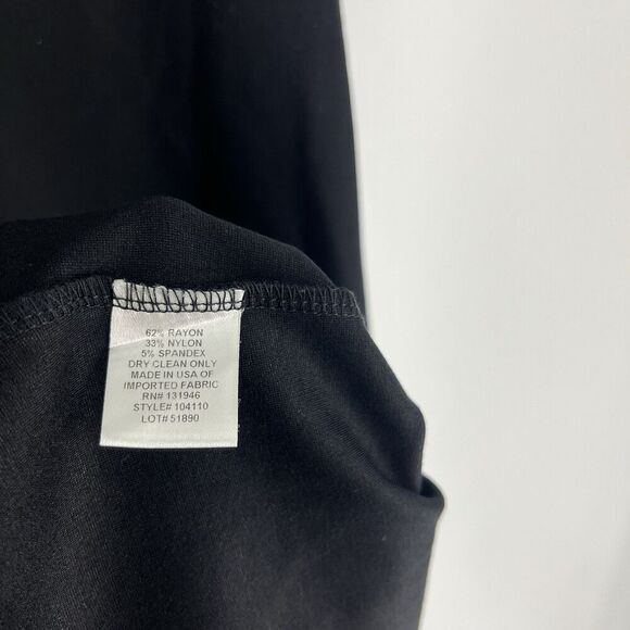 Jude Connally Dress Size Small Womens Beth Black Shift Ponte Knit Cloth Stretch - Picture 6 of 6